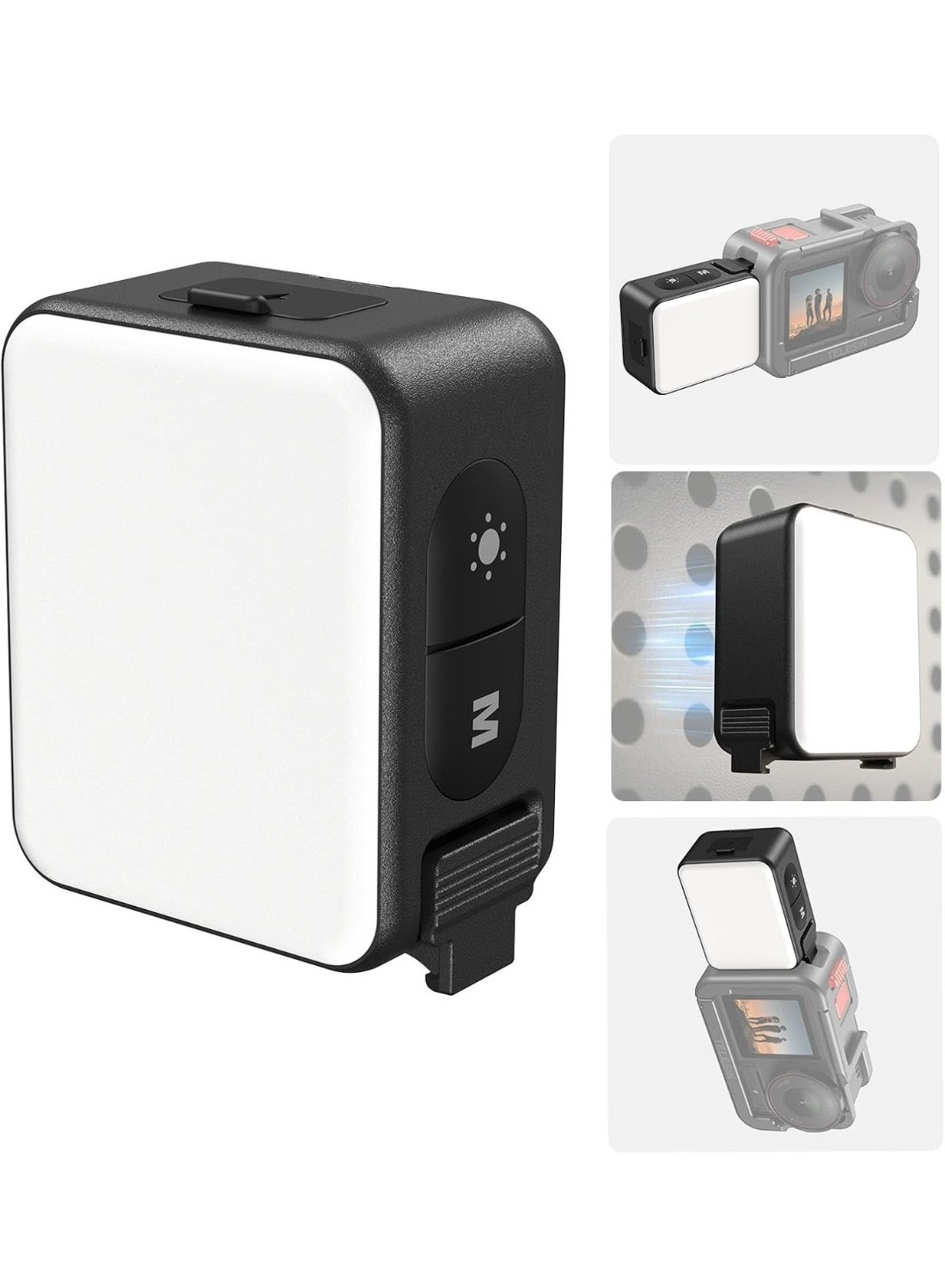 Telesin Vlogging Light Mini Led Action Camera Video Light Magnetic Photography Fill Ligh